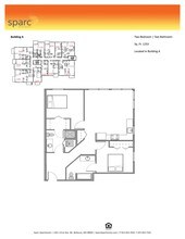 2x2 Building A A-604 floor plan